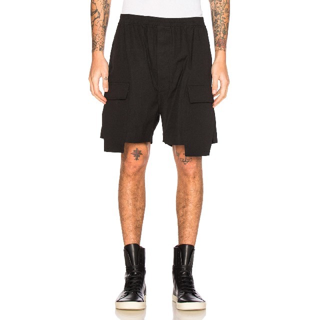 Rick Owens(リックオウエンス)のRick owens DRAWSTRING CARGO BOXERS メンズのパンツ(その他)の商品写真