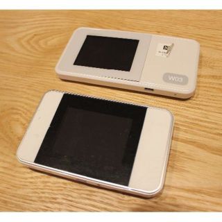 UQ WiMAX Wi-Fi W03  HWD15 セット(その他)