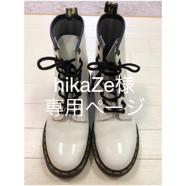 Dr.Martens(ドクターマーチン)のドクターマーチンDr.Martens ♡8ホール UK5ホワイト レディースの靴/シューズ(ブーツ)の商品写真