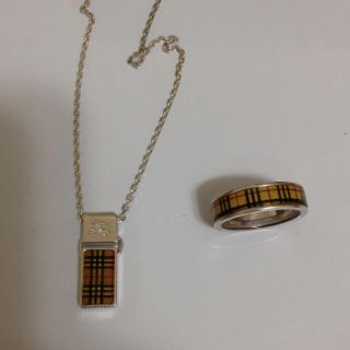 バーバリー(BURBERRY)のバーバリー、ネックレス、リング(ネックレス)