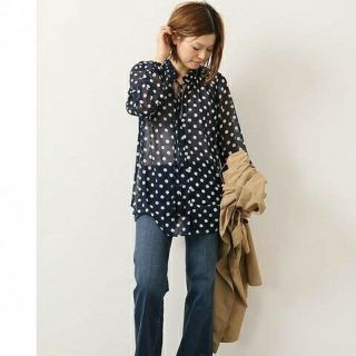 ドゥーズィエムクラス(DEUXIEME CLASSE)の美品☆SHOW ME YOUR MUMU
DOT ブラウス ドゥーズィエムクラス(シャツ/ブラウス(長袖/七分))