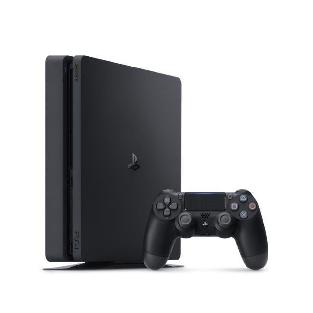 PlayStation4(プレイステーション4)のPlayStation4 ジェット・ブラック 500GB エンタメ/ホビーのゲームソフト/ゲーム機本体(家庭用ゲーム機本体)の商品写真