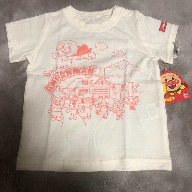 こころ♡様専用✩.*˚アンパンマン Tシャツ ロンパセット キッズ/ベビー/マタニティのキッズ服女の子用(90cm~)(Tシャツ/カットソー)の商品写真