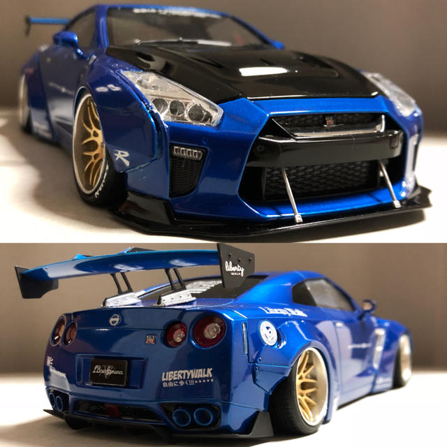 AOSHIMA(アオシマ)のNO.40  1/24 R35 GT-R LB Works TYPE 1.5 エンタメ/ホビーのおもちゃ/ぬいぐるみ(模型/プラモデル)の商品写真