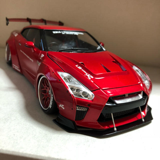 AOSHIMA(アオシマ)のNO.41  1/24 R35 GT-R LB Works TYPE 1.5 エンタメ/ホビーのおもちゃ/ぬいぐるみ(模型/プラモデル)の商品写真