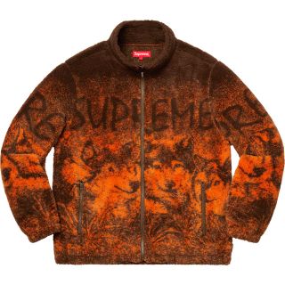 シュプリーム(Supreme)の送料込 supreme wolf fleece jacket Mサイズ(ブルゾン)