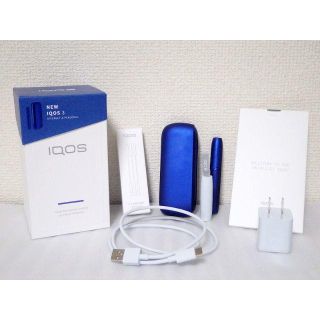 中古美品 使用2回のみ iQOS3 アイコス3 ブルー(タバコグッズ)