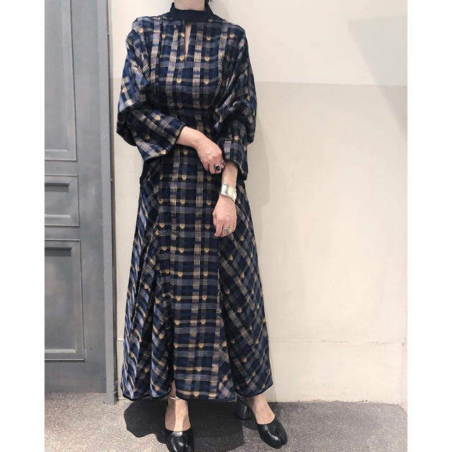 安価 ワタナベ mame - mame kurogouchi 18aw ワンピース ロング