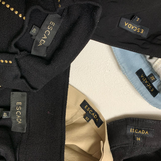 ESCADA(エスカーダ)の超美品　ESCADA　エスカーダ　トップス・パンツ　６点セット　国内正規品 レディースのトップス(ニット/セーター)の商品写真