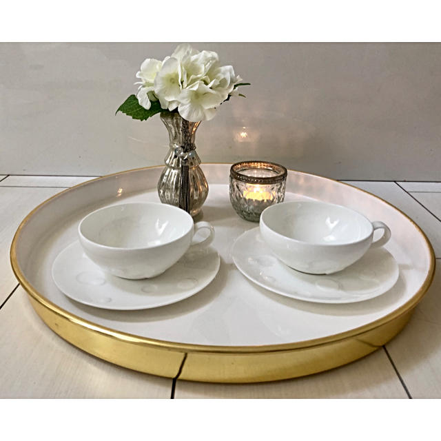 ZARA HOME(ザラホーム)のtomomilktea様ZARA HONE☆スチールトレイ インテリア/住まい/日用品のキッチン/食器(テーブル用品)の商品写真