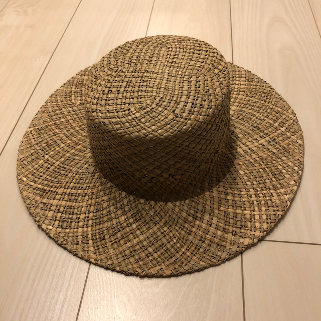 Ungrid(アングリッド)の未使用 新品 Ungrid 透かし編みカンカンHAT レディースの帽子(麦わら帽子/ストローハット)の商品写真