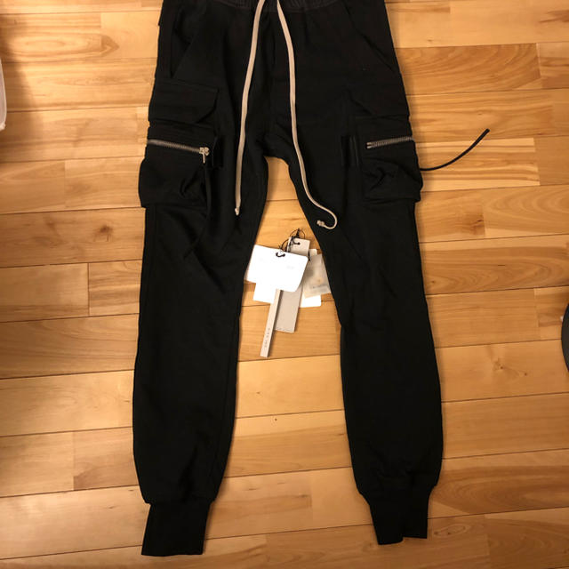 RICK OWENS 17AW GLITTER CARGO JOG 48