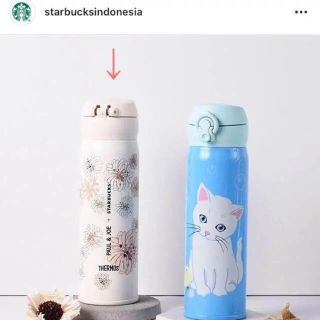 スターバックスコーヒー(Starbucks Coffee)の海外限定！ポール&ジョーコラボスタバ水筒(タンブラー)