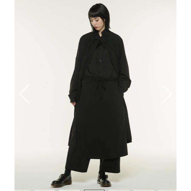 Yohji Yamamoto(ヨウジヤマモト)の Gabardine Stretch Big Chester Coat ヨージ  メンズのジャケット/アウター(チェスターコート)の商品写真