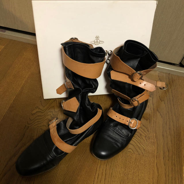 Vivienne Westwood(ヴィヴィアンウエストウッド)のヴィヴィアンウエストウッド パイレーツブーツ サイズ24.5 レディースの靴/シューズ(ブーツ)の商品写真