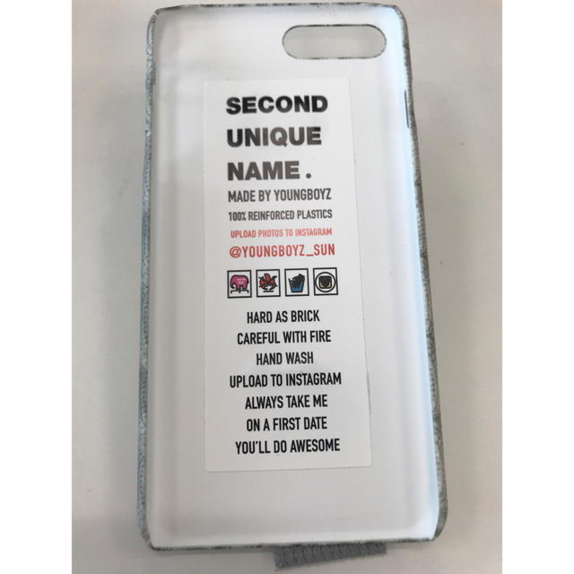 second unique name iphoneケース スマホ/家電/カメラのスマホアクセサリー(iPhoneケース)の商品写真