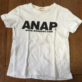 アナップキッズ(ANAP Kids)のANAP Tシャツ 110cm 白(Tシャツ/カットソー)
