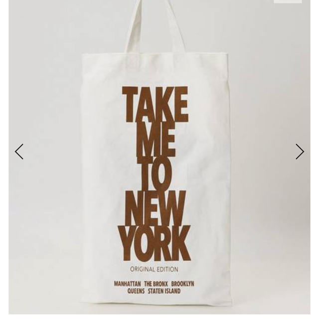 DEUXIEME CLASSE(ドゥーズィエムクラス)のもっちぃ様専用 TAKE ME TO NY BAG ホワイト レディースのバッグ(トートバッグ)の商品写真