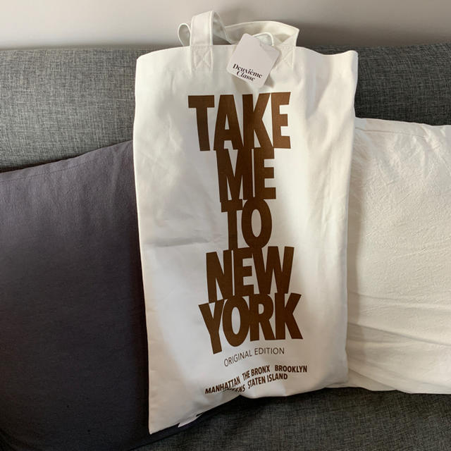 DEUXIEME CLASSE(ドゥーズィエムクラス)のもっちぃ様専用 TAKE ME TO NY BAG ホワイト レディースのバッグ(トートバッグ)の商品写真