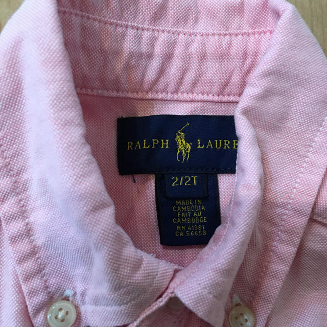 Ralph Lauren(ラルフローレン)のRALPH LAUREN シャツ キッズ/ベビー/マタニティのキッズ服男の子用(90cm~)(ブラウス)の商品写真