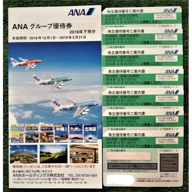 ANA国内線搭乗優待券（7枚）＋グループ優待券 97tn8JgU5U, チケット - highfive.ae
