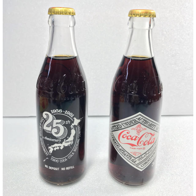 コカ・コーラ(コカコーラ)の未開封 コカコーラ25th記念ボトル 食品/飲料/酒の飲料(ソフトドリンク)の商品写真