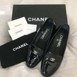 シャネル(CHANEL)のvegmi様専用シャネルオペラシューズ パール35 右のみ(バレエシューズ)