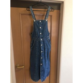 ザラ(ZARA)のzara デニム サロペット スカート(サロペット/オーバーオール)