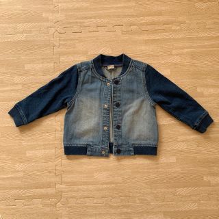 エイチアンドエム(H&M)のH＆M  デニム✕スウェット ブルゾン80(ジャケット/コート)