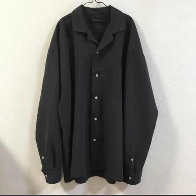 RAGEBLUE(レイジブルー)のRAGEBLUE オープンカラーシャツ  黒 ZOZO人気 メンズのトップス(シャツ)の商品写真