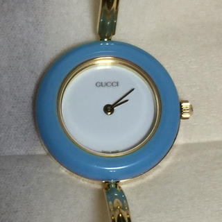 グッチ(Gucci)の新品)チェンジベゼル リング ブルー GUCCI(腕時計)