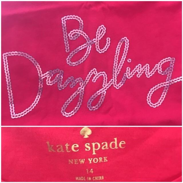 kate spade new york(ケイトスペードニューヨーク)の新品★kate spade Tシャツ ケイトスペード girl14 or S  キッズ/ベビー/マタニティのキッズ服女の子用(90cm~)(Tシャツ/カットソー)の商品写真