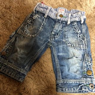 デニムダンガリー(DENIM DUNGAREE)のデニムダンガリー 90 デニムハーフパンツ(パンツ/スパッツ)