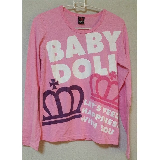 BABYDOLL(ベビードール)のベビードール　BABYDOLL ピンク　ミニー　ディズニー　ハート　長袖 春 レディースのトップス(Tシャツ(長袖/七分))の商品写真