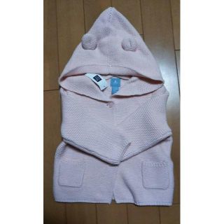 ギャップ(GAP)のbabyGap くま耳カーディガン 70cm 未使用(カーディガン/ボレロ)