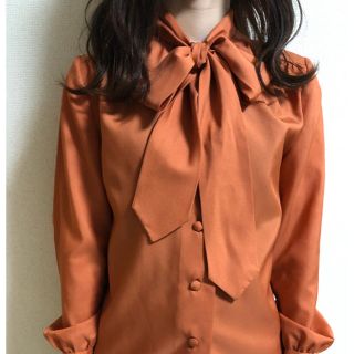 デプト(DEPT)のDEPT thrift リボンタイ ブラウス(シャツ/ブラウス(長袖/七分))