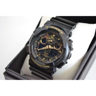 カシオ(CASIO)の美品★カシオ　G-SHOCK　腕時計　GA-100CF-1A9JF【送料無料】(腕時計(デジタル))