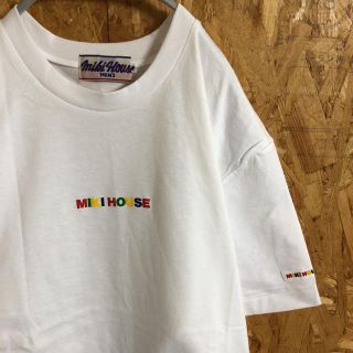 ミキハウス(mikihouse)の♥︎USED 古着 メンズM【miki house】ワンポイントロゴTシャツ♥︎(Tシャツ(半袖/袖なし))