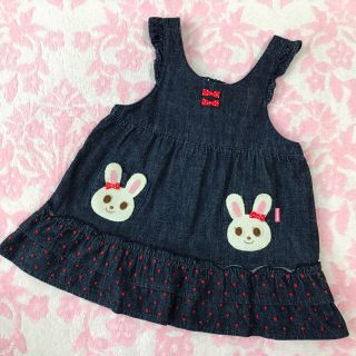 ミキハウス(mikihouse)の【ハローマミィ様専用】ミキハウス ジャンバースカート他 計3点 おまとめ♡(ワンピース)