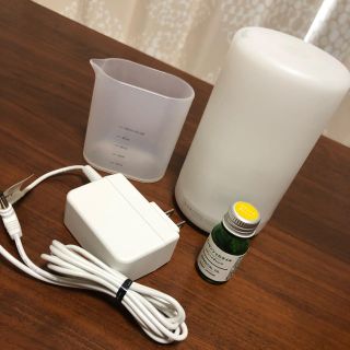 ムジルシリョウヒン(MUJI (無印良品))の無印良品 超音波アロマディフューザー  エッセンシャルオイル付き MUJI(アロマディフューザー)