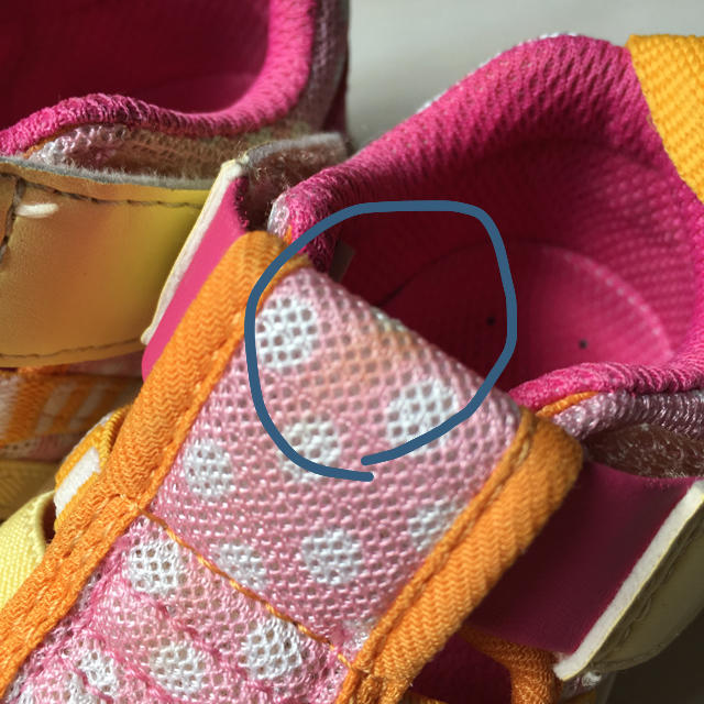 SunnyLandscape(サニーランドスケープ)のサンダル アプレレクール 14 イフミー  コラボ ピンク 女の子 キッズ/ベビー/マタニティのベビー靴/シューズ(~14cm)(サンダル)の商品写真