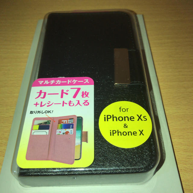 最終新品未使用品 IPhoneX＆Xs 手帳型ケース スマホ/家電/カメラのスマホアクセサリー(iPhoneケース)の商品写真