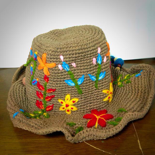 カオリノモリ(カオリノモリ)のワイヤー入り編み帽子 レディースの帽子(ハット)の商品写真