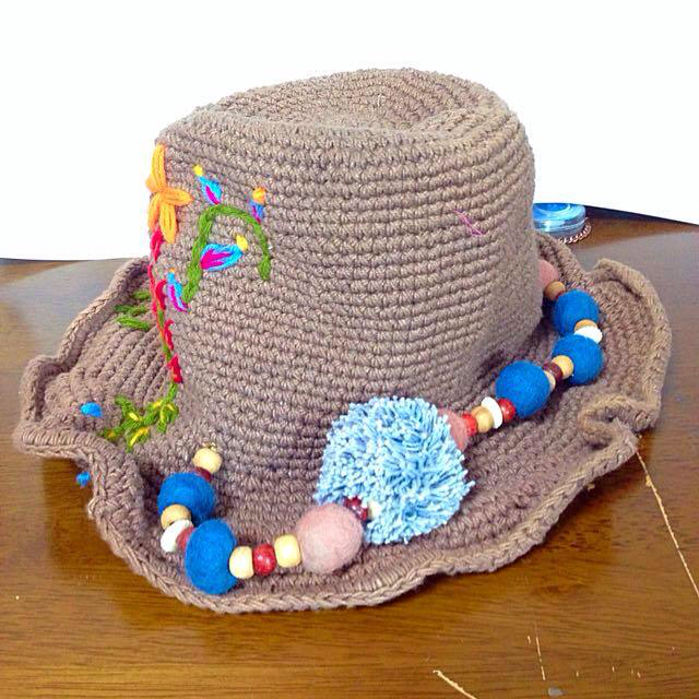 カオリノモリ(カオリノモリ)のワイヤー入り編み帽子 レディースの帽子(ハット)の商品写真