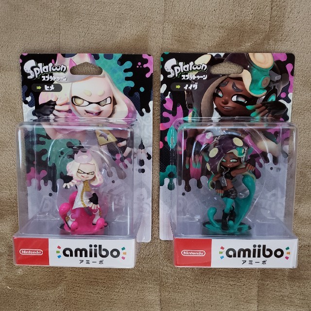 送料無料！amiibo ヒメ イイダ (スプラトゥーンシリーズ)セット