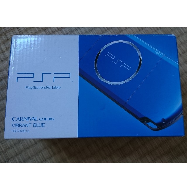 【傷なし美品＋メモカ】PSP-3000 ブルー 携帯用ゲーム機本体