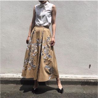 アメリヴィンテージ(Ameri VINTAGE)のLILY BELL SKIRT (ロングスカート)