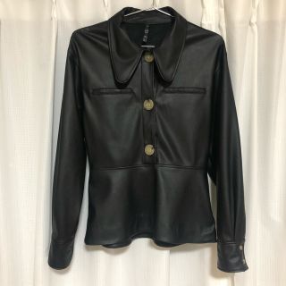 ザラ(ZARA)のZARA レザー風シャツ(シャツ/ブラウス(長袖/七分))