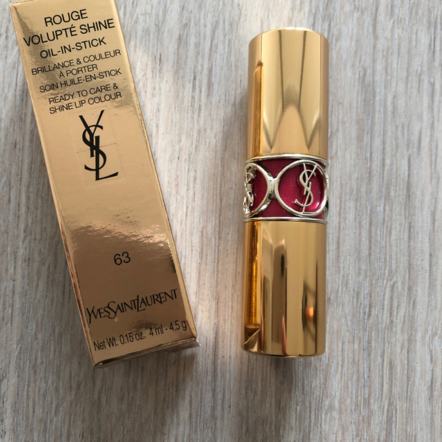 Yves Saint Laurent Beaute(イヴサンローランボーテ)のサンローランリップ63 コスメ/美容のベースメイク/化粧品(口紅)の商品写真