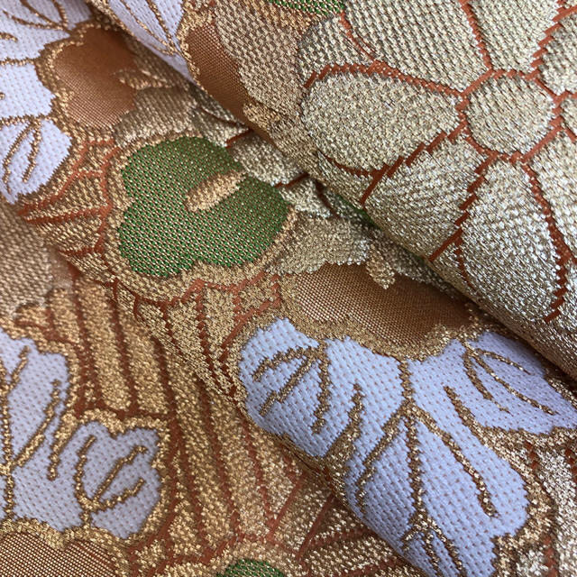 【AI】W675t 袋帯 フォーマル 蜀江に華紋 金糸 レディースの水着/浴衣(帯)の商品写真